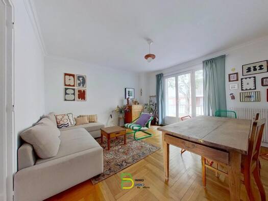 Appartement à vendre 324 500 € 3 pièces 2 chambres 71 m² 1er étage Guillotière Lyon 7ème arrondissement 69007