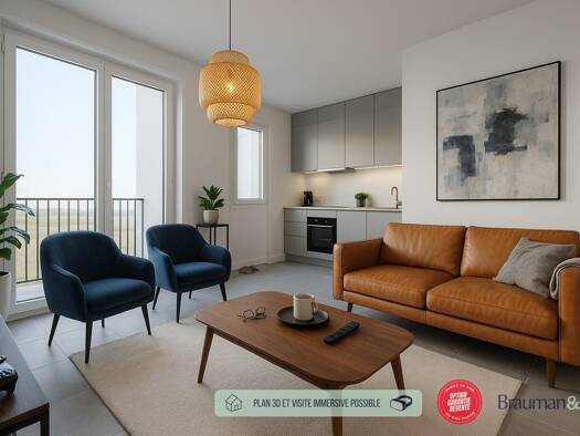 Appartement à vendre - neuf 193 150 € 1 pièce 27 m² 2ème étage Centre Nanterre 92000