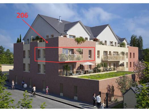 Appartement à vendre - neuf 239 000 € 3 pièces 2 chambres 67,3 m² dès le 31/12/2027 Nord Gournay-en-Bray 76220