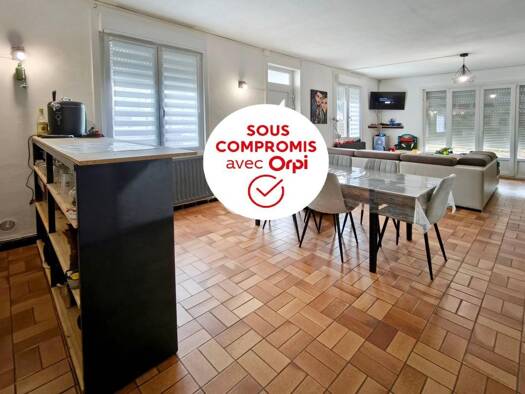 Maison à vendre 139 900 € 4 pièces 3 chambres 95 m² 377 m² de terrain Entree Bois-La Chesnaie-Les Bateliers Hautmont 59330