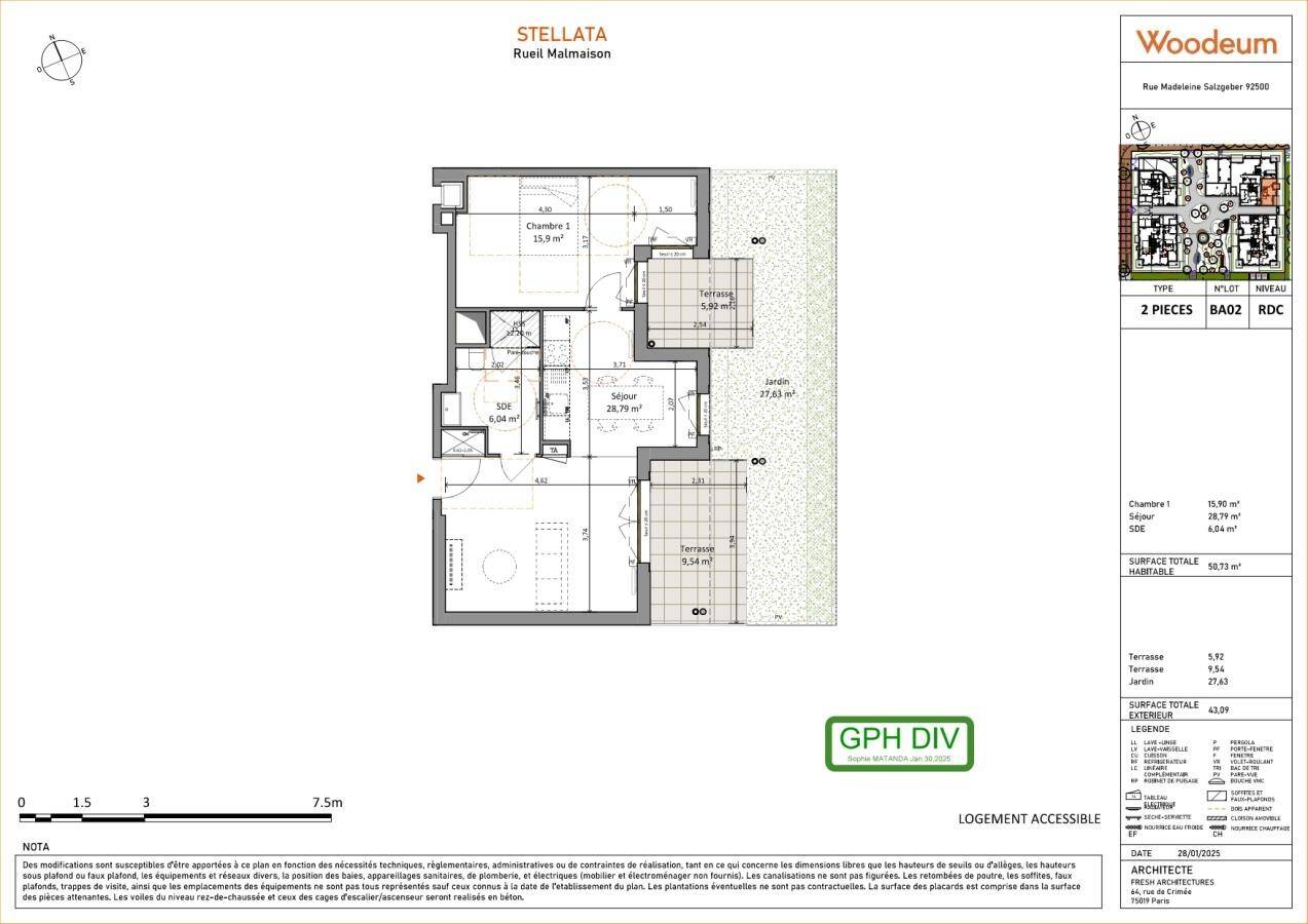Maison à louer, 51m², RUEIL MALMAISON