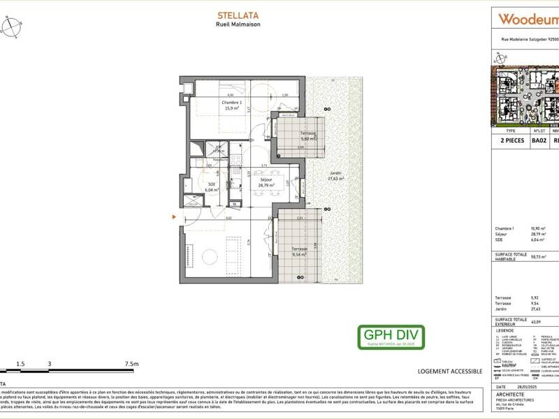 Maison à louer, 51m², RUEIL MALMAISON
