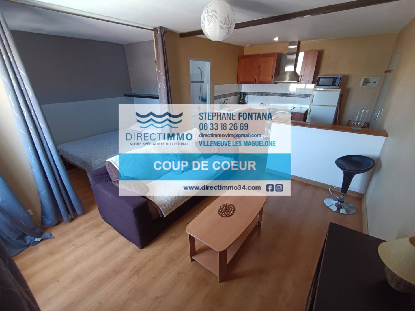 Maison à vendre, 30m², VILLENEUVE LES MAGUELONE