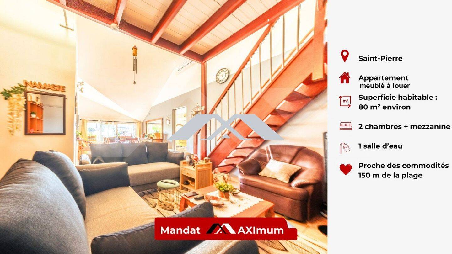 Maison à louer, 80m², SAINT PIERRE