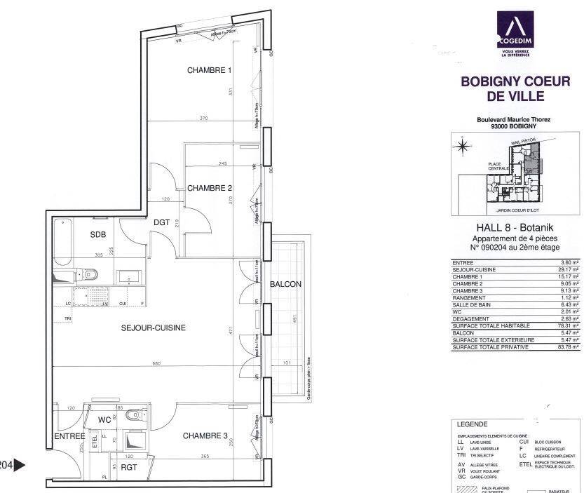 Maison à louer, 78m², BOBIGNY