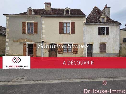 Maison à vendre 25 000 € 5 pièces 2 chambres 110 m² Merigny 36220