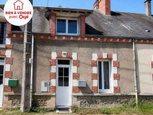 Maison à vendre 65 000 € 3 pièces 2 chambres 66 m² 180 m² de terrain Cerdon 45620