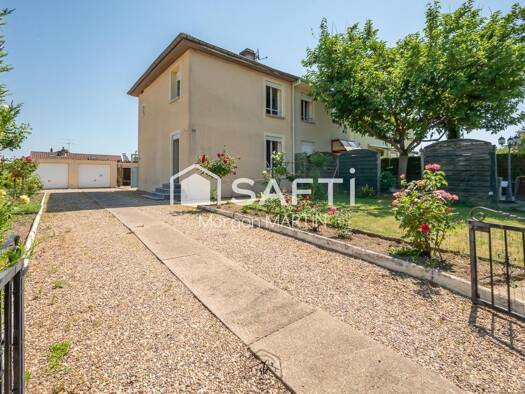 Maison à vendre 189 000 € 3 pièces 2 chambres 72 m² 350 m² de terrain Est Guénange 57310