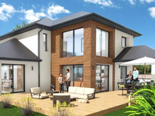 Terrain avec maison neuve à vendre 218 246 € 5 pièces 3 chambres 90 m² 863 m² de terrain Menneval 27300