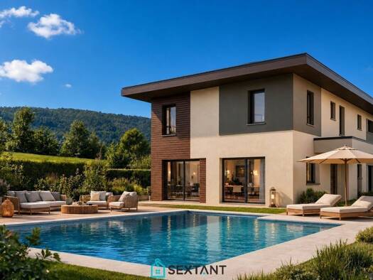 Villa à vendre 799 000 € 5 pièces 4 chambres 155 m² 614 m² de terrain Ouest Saint-Genis-Pouilly 01630