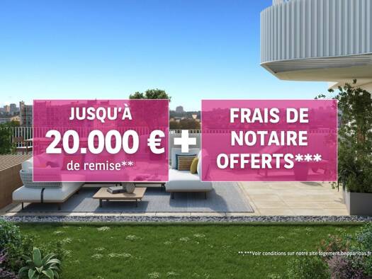 Appartement à vendre - neuf 165 000 € 1 pièce 28,04 m² Étage 4/10 dès le 01/07/2028 Centre I Choisy-le-Roi 94600