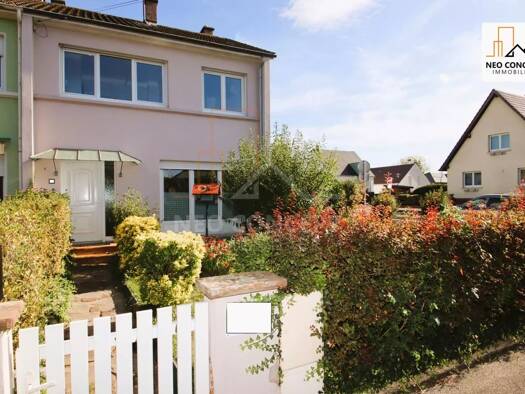 Maison à vendre 245 000 € 4 pièces 3 chambres 77,6 m² 326 m² de terrain Sud Est Bischwiller 67240