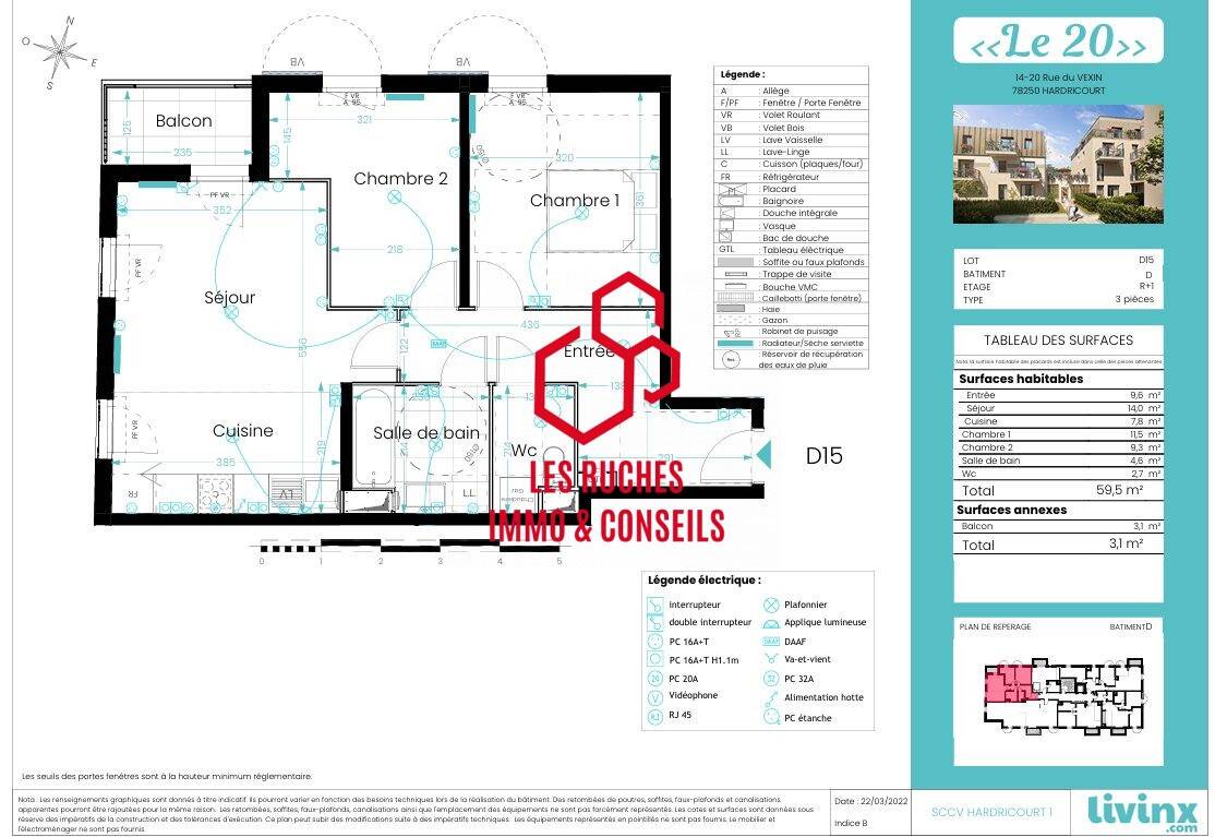 Maison à vendre, 60m², HARDRICOURT