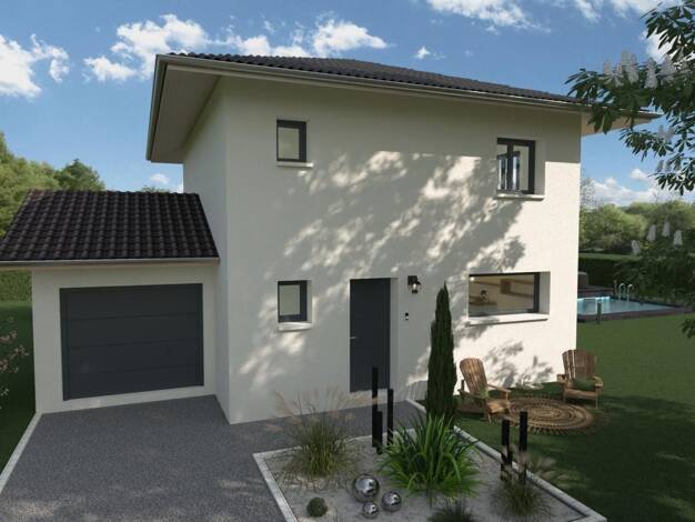 Terrain avec maison neuve à vendre 325 800 € 5 pièces 4 chambres 94 m² Thollon-les-Mémises 74279