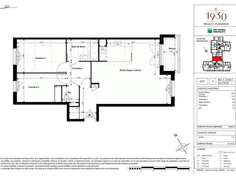 Maison à louer, 68m², NEUILLY PLAISANCE