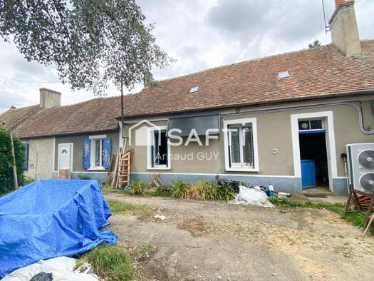 Maison à vendre 117 000 € 6 pièces 4 chambres 113 m² 1 224 m² de terrain Courgains 72260