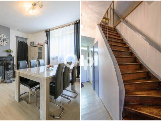 Maison à vendre 67 200 € 3 pièces 2 chambres 81,6 m² 417 m² de terrain Cimetiere-Eglise Hautmont 59330