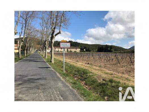 Terrain constructible viabilisé à vendre 91 000 € 1 200 m² de terrain Fraissé-des-Corbières 11360