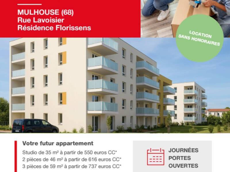 Maison à louer, 47m², MULHOUSE