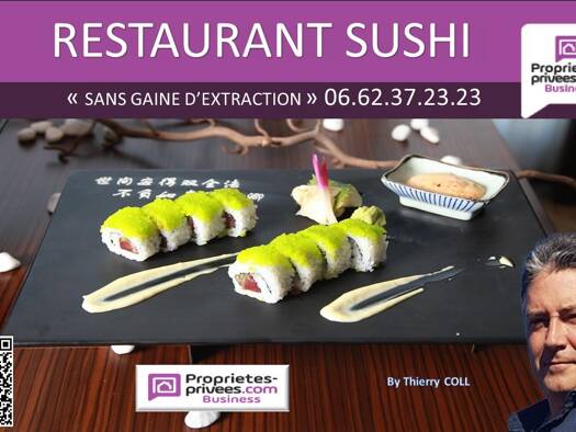 Restaurant à vendre Fonds de commerce 133 000 € 86 m² d'espace de restauration Guillotière Lyon 7ème arrondissement 69007