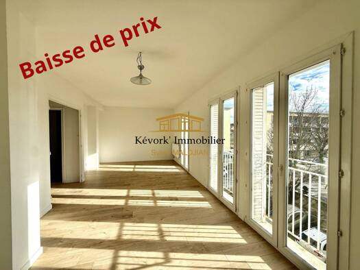 Appartement à vendre 150 000 € 4 pièces 2 chambres 72,25 m² Étage 2/3 Centre Ville Valence 26000