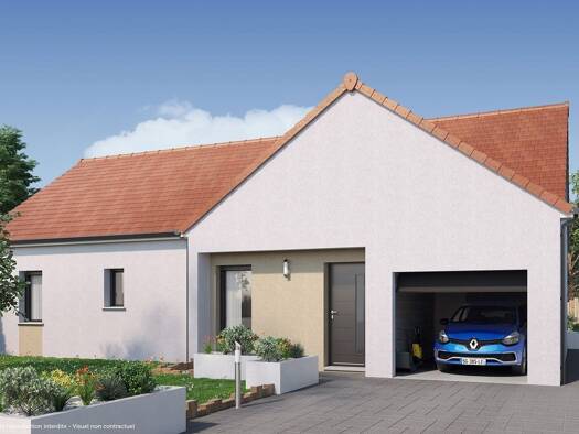 Terrain avec maison neuve à vendre 215 297 € 4 pièces 3 chambres 89 m² 790 m² de terrain Labergement-lès-Seurre 21820