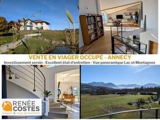 Maison en viager occupé Bouquet 688 000 € 7 pièces 4 chambres 230 m² 1 990 m² de terrain Cuvat 74350