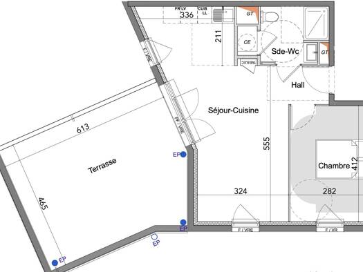 Appartement à vendre 204 000 € 2 pièces 1 chambre 45,5 m² Longjumeau 91160