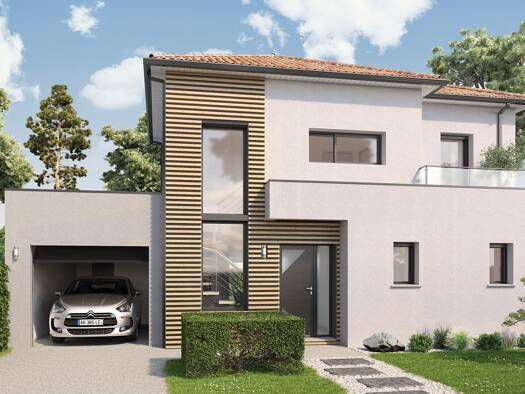 Terrain avec maison neuve à vendre 467 579 € 4 pièces 3 chambres 107 m² 442 m² de terrain Croix de Leysotte-Chanteloiseau-Saint Bris Villenave-d'Ornon 33140