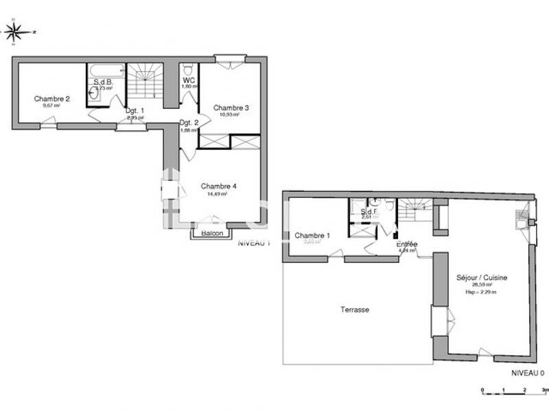 Maison à louer, 91m², SAINT JEAN BONNEFONDS