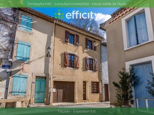 Maison à vendre 75 000 € 6 pièces 4 chambres 122 m² 62 m² de terrain Rennes-les-Bains 11190