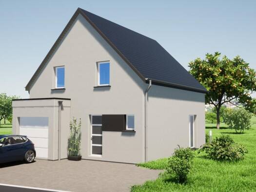 Terrain avec maison neuve à vendre 259 563 € 5 pièces 3 chambres 97 m² Urschenheim 68320