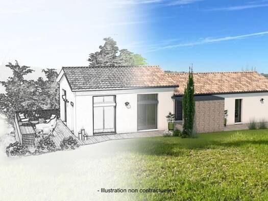 Terrain avec maison neuve à vendre 327 767 € 5 pièces 3 chambres 112 m² 3 100 m² de terrain Foulayronnes 47510