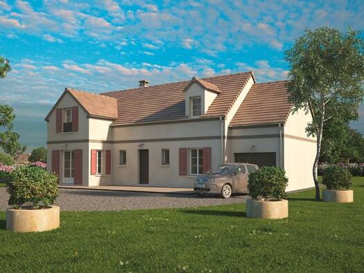 Terrain avec maison neuve à vendre 298 000 € 6 pièces 4 chambres 114 m² 500 m² de terrain La Saussaye 27370