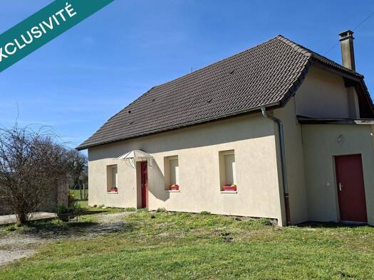 Maison de plain-pied à vendre 295 000 € 4 pièces 2 chambres 112 m² 2 043 m² de terrain Doissin 38730