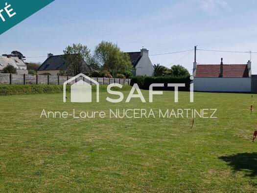 Terrain constructible à vendre 84 500 € 637 m² de terrain Lilia-Saint Michel Plouguerneau 29880