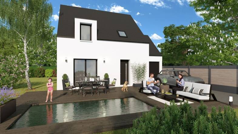 Terrain avec maison neuve à vendre 326 750 € Saint-Pierre-Quiberon 56510