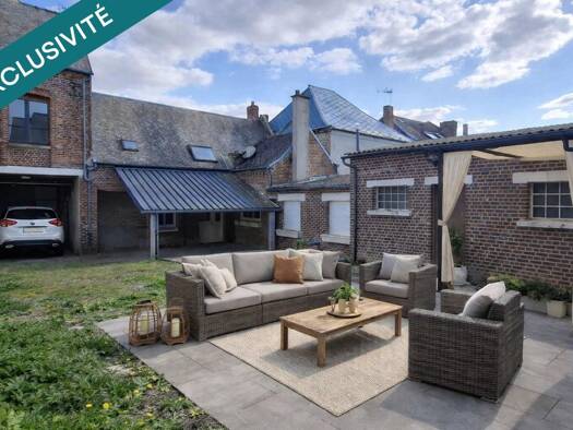 Maison à vendre 158 500 € 7 pièces 4 chambres 145 m² 660 m² de terrain Ribemont 02240