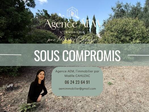 Terrain constructible à vendre 109 000 € 683 m² de terrain Nissan-lez-Enserune 34440