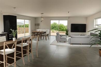 Maison de plain-pied à vendre 385 000 € 5 pièces 3 chambres 113,7 m² 832 m² de terrain Voujeaucourt 25490