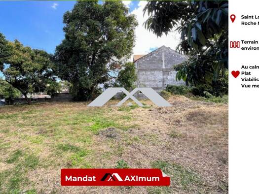 Terrain à vendre 129 800 € 500 m² de terrain Saint-Louis 97450
