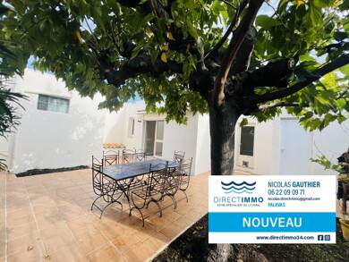 Maison de plain-pied à vendre 599 000 € 4 pièces 3 chambres 100 m² 290 m² de terrain Carnon Carnon Plage 34280