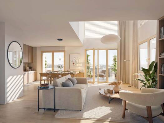 Appartement à vendre - Première occupation 359 000 € 3 pièces 2 chambres 67 m² 11ème étage Gratte Ciel Villeurbanne 69100