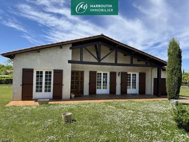 Maison de plain-pied à vendre 190 000 € 4 pièces 3 chambres 105 m² 963 m² de terrain Casteljaloux 47700