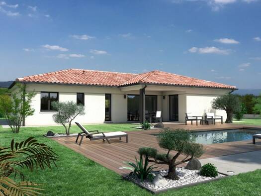 Terrain avec maison neuve à vendre 233 619 € 5 pièces 4 chambres 112 m² 800 m² de terrain Bout-du-Pont-de-Larn 81660