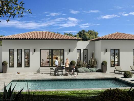 Terrain avec maison neuve à vendre 400 900 € 4 pièces 3 chambres 95 m² 1 600 m² de terrain Pourrières 83910