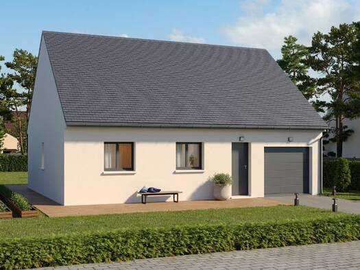 Terrain avec maison neuve à vendre 175 000 € 3 pièces 2 chambres 71 m² 344 m² de terrain Sud Oye-Plage 62215