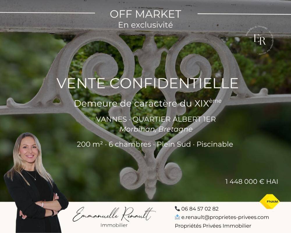 Maison à vendre, 200m², VANNES
