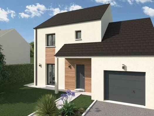 Terrain avec maison neuve à vendre 347 181 € 6 pièces 4 chambres 112 m² 708 m² de terrain Rive du Loing Nemours 77140