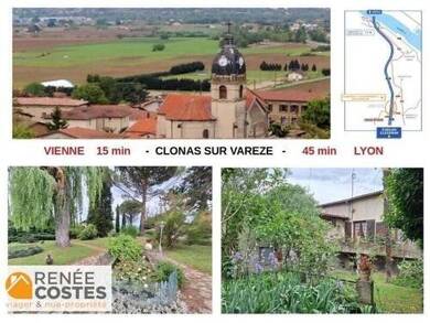 Maison en viager occupé Bouquet 55 655 € 5 pièces 3 chambres 120 m² 1 205 m² de terrain Les-Collines Vienne 38200